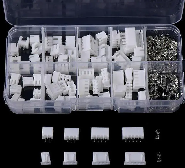 Alt view image 2 of 3 - 230pcs/box XH 2.54 2p 3p 4p 5pin 2.54mm Pitch Terminal Kit JST Contor