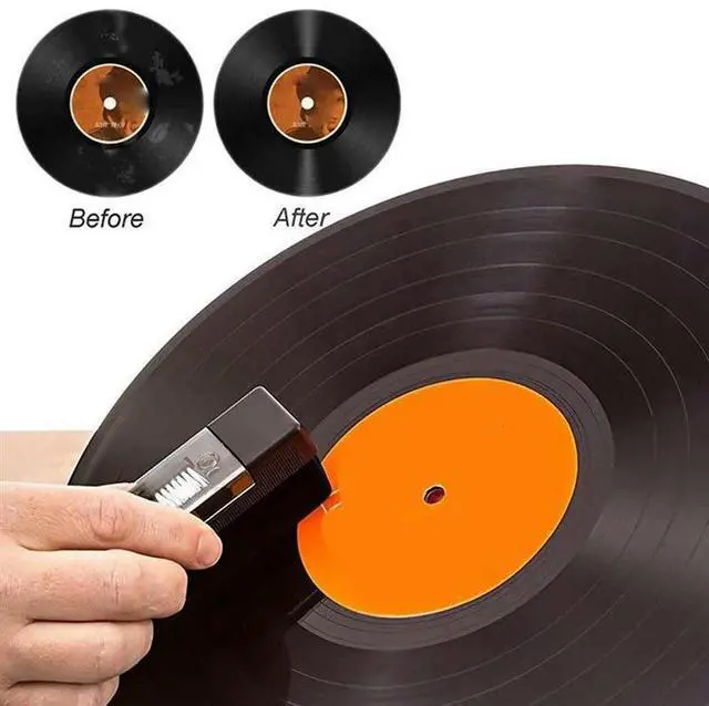 Main image of 1 Set Anti Static Vinyl Record Cleaner Residues Remover Cleaner For Phonograph Turntable LP Vinyl Records Cleaning Kit Dura
