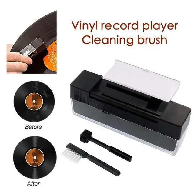 Alt view image 3 of 3 - 1 Set Anti Static Vinyl Record Cleaner Residues Remover Cleaner For Phonograph Turntable LP Vinyl Records Cleaning Kit Dura