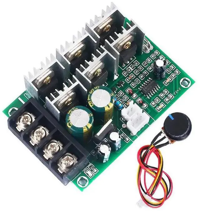 Main image of High Power 40A DC10-50V PWM Motor Governor Adjustable Speed Controller 9V 12V 24V 36V 48V Motor Pump Controller