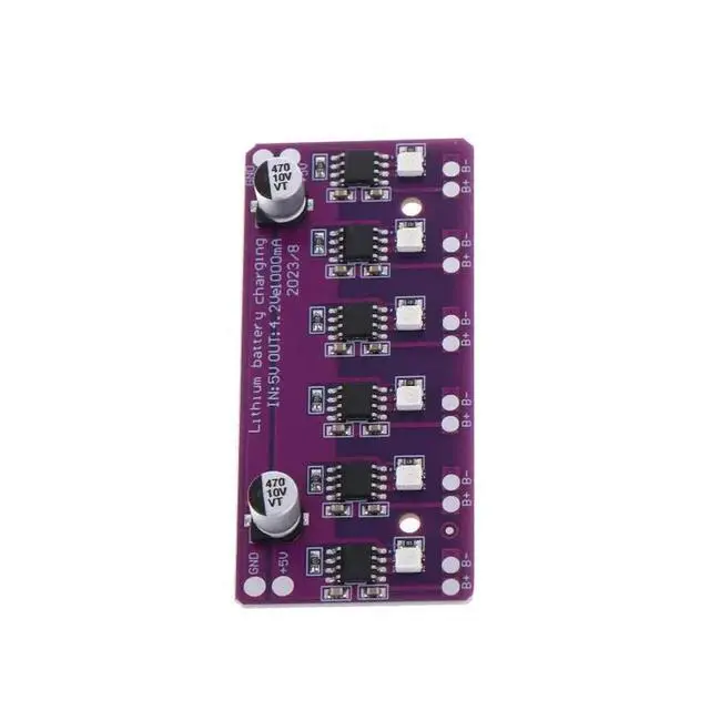 Alt view image 3 of 3 - Charging Module PCB Circuit Board Charger Array 5V Input For 4.2V Lithium Electric Accessories