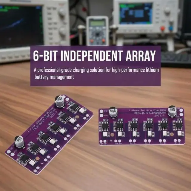 Alt view image 2 of 3 - Charging Module PCB Circuit Board Charger Array 5V Input For 4.2V Lithium Electric Accessories