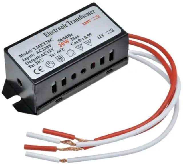 Alt view image 2 of 6 - Transformer Power Supply Module LED Constant Voltage Drive AC 220V to AC12V 20W Outdoor IP67 Waterproof with Overload Protection