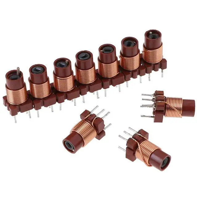 Alt view image 2 of 3 - 10pcs 12T 0.6uh-1.7uh Adjustable High-Frequency Ferrite Core Inductor