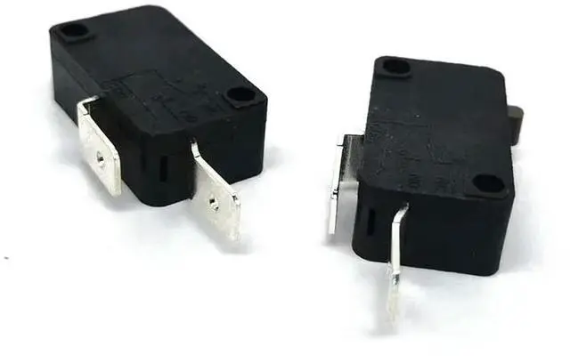 Alt view image 3 of 6 - KW1-103 Micro Switch 16A 250V Normally Close Switch 2 Pin Micro Switch for Microwave Oven Washing Machine Rice Cooker 5PCS