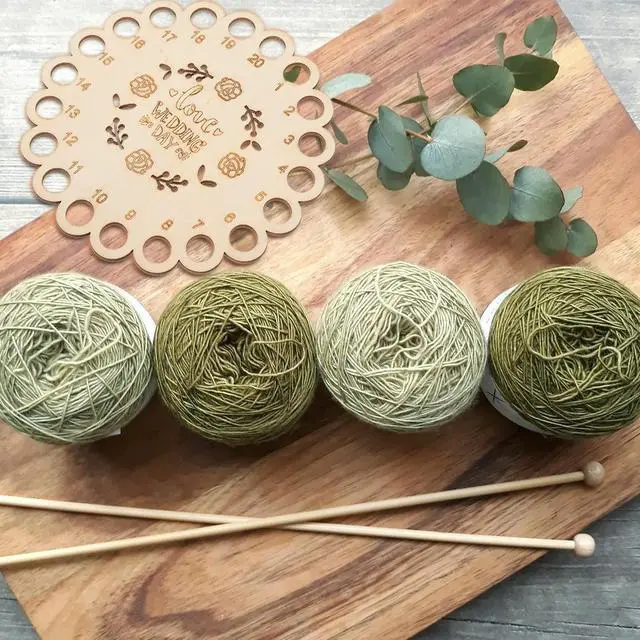 Alt view image 2 of 6 - 1Pcs Thread Organizer Hollow Wooden Sewing Floss Holder Compact Embroidery Floss Plate Cross Stitch Threading Board