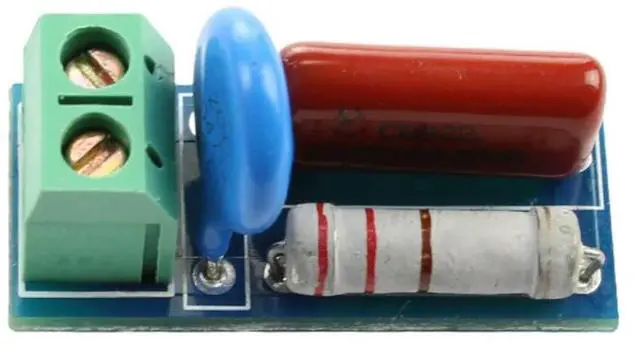 Alt view image 3 of 6 - Relay Module RC Absorption Snubber Circuit Module Contact Protection Circuit Resistance Surge Anti-interference