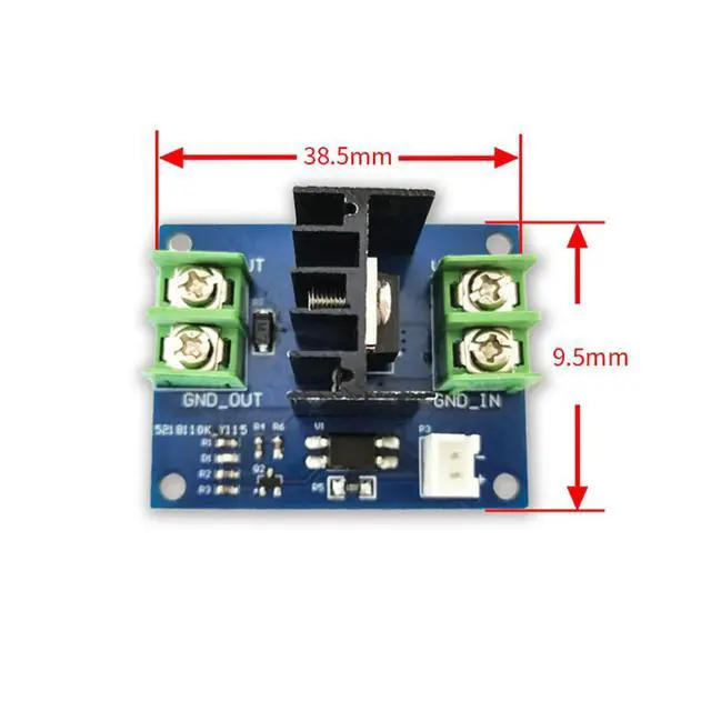 Alt view image 2 of 6 - for Brush Motor Heater Electronic Switch NMOS Driver Module DC Low Voltage Large Current Switch Optocouple Isolation Input