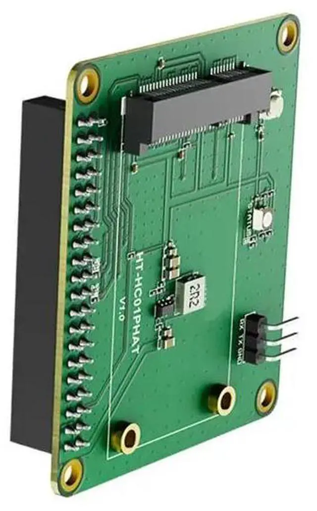 Alt view image 2 of 3 - HT-HC01PHAT HT-HC01P For Raspberry Pi HAT For HC01P Halow Module Mini Pcie Interface For HC01P And HC01P V2