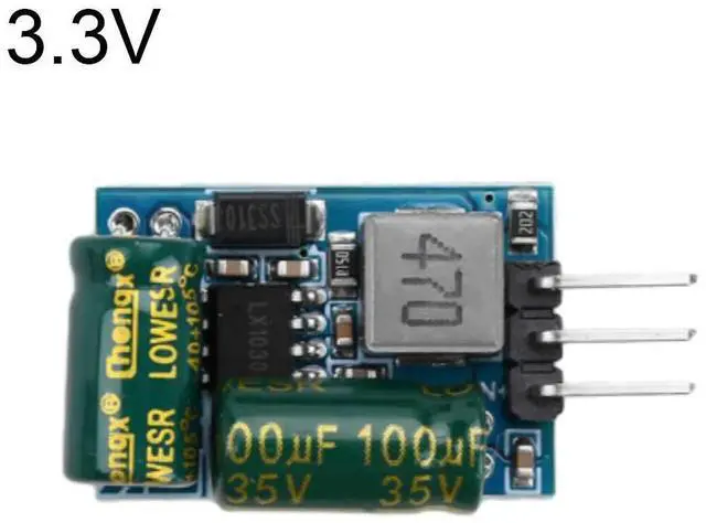 Alt view image 2 of 6 - 1A Buck Power Supply Module DC-DC Convertor DC10V-100V to 3.3V/5V Step-down Power Supply Board with Overtemperature Protection