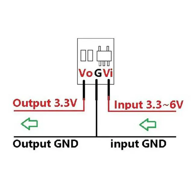 Alt view image 3 of 3 - for ESP8266 Breadboard Ultra Small Buck Power Supply Module DC3.7V 4.2V 4.5V 5V 6V to 3.3V Step Down Regulator Module