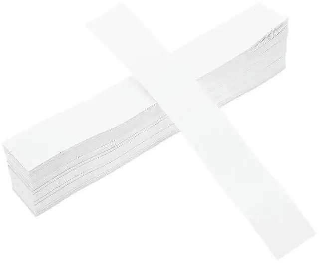 Main image of 100Pcs Blank White Cash Straps Self-Adhesive Currency Paper Bands for Banknote Bundling Retail Office Bank Hotel Supermarket