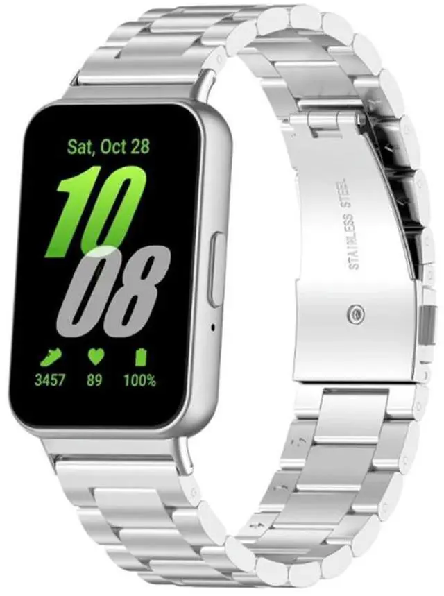 Alt view image 3 of 6 - l Strap For Galaxy Fit3 Stainless Steel Band Bracelet Wristband Replacement Accessories