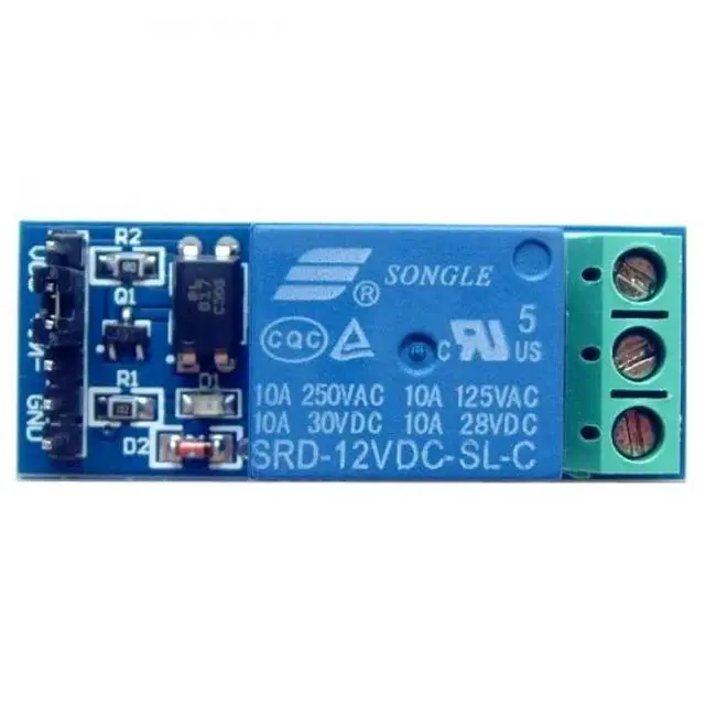 Alt view image 2 of 3 - 12V 10A Optocoupler Isolated Relay Module High and Low Level Trigger Effective Relay Board with Output Signal Indicator Light