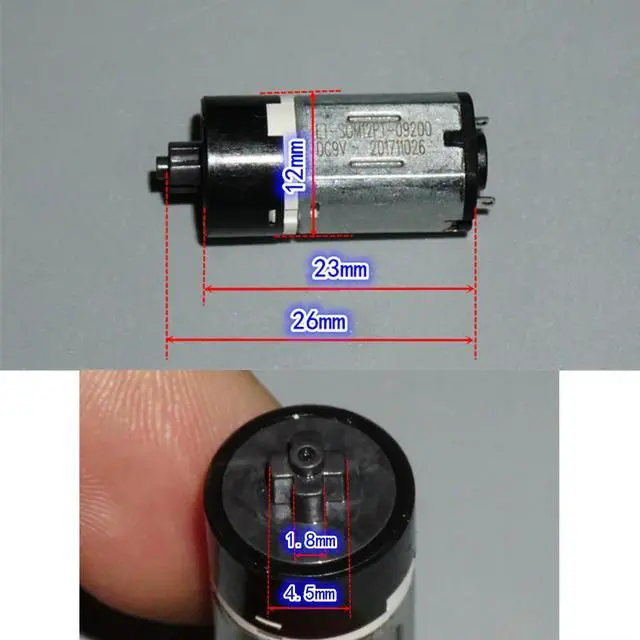 Alt view image 3 of 3 - Cross Shaft 12mm Micro Planetary Gear Motor 3V 5V 9V Rare Earth Medium Strength Magneto N20 Single Stage Planetary Gear Motor