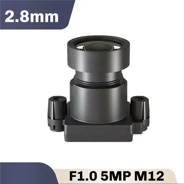 Alt view image 3 of 6 - Super Starlight F1.0 HD 5.0MP 1/2.7" 2.8Mm Lens With IR 650Nm Filter Mount For CCTV Full Color Night Vision Cameras