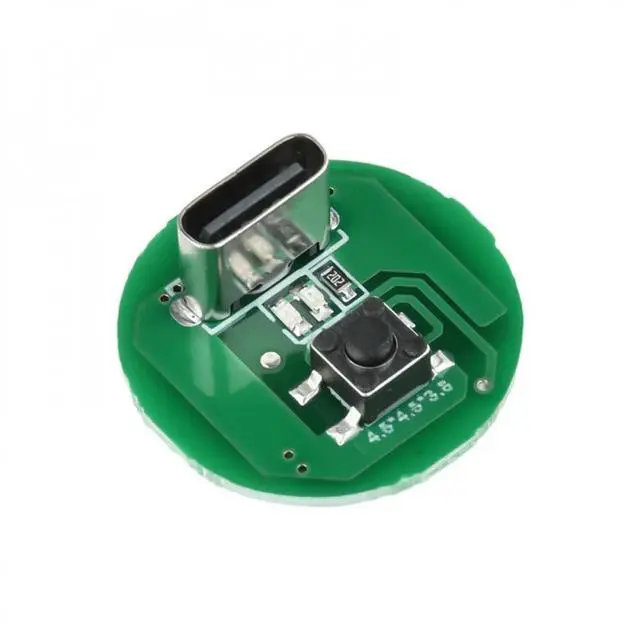 Alt view image 2 of 3 - 3-4.2V Flashlight Driver Board Diy Circuit Board 3 Gear 5W-10W Type-C Charging Port Strong Light Electric Torch Driver Board