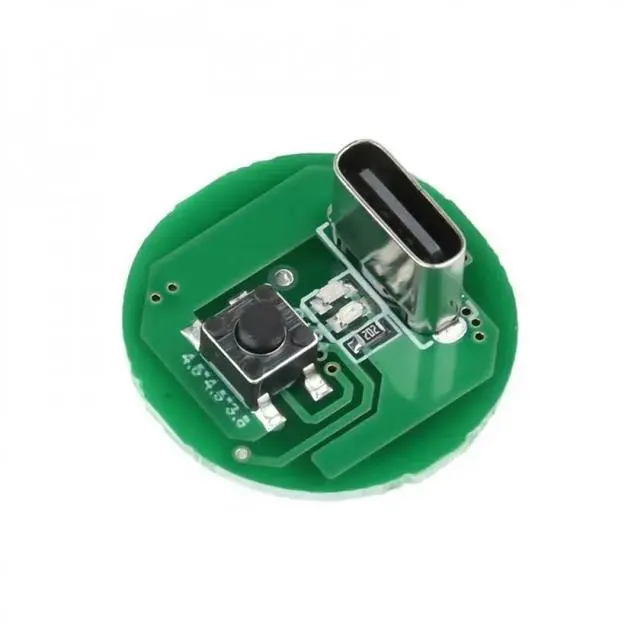 Alt view image 3 of 3 - 3-4.2V Flashlight Driver Board Diy Circuit Board 3 Gear 5W-10W Type-C Charging Port Strong Light Electric Torch Driver Board