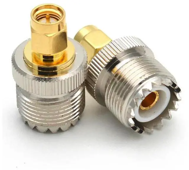 Main image of 1Pcs UHF/SMA Antenna Adapter SMA Male to M Female Antenna Adapter UHF-K/SMA-J Antenna UHf to SMA Adapter