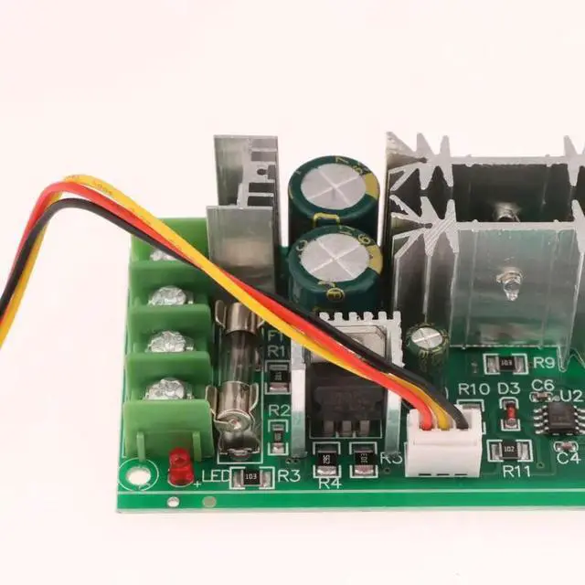Alt view image 2 of 3 - 1Set PWM Motor Speed Controller 20A Current Regulator DC10-60V DC Motor Speed Regulator 12V 24V 36V 48V High Power Drive Module