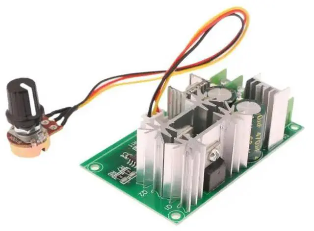 Alt view image 3 of 3 - 1Set PWM Motor Speed Controller 20A Current Regulator DC10-60V DC Motor Speed Regulator 12V 24V 36V 48V High Power Drive Module
