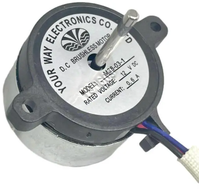 Alt view image 3 of 3 - 2000RPM 3830 External Rotor Brushless Motor 37.6mm DC 12V Cross Flow Fan/Tower Fan Mute Brushless Motor