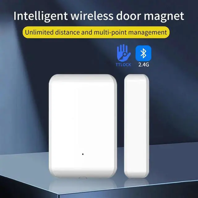 Alt view image 3 of 6 - 2.4GHz TTLOCK Door Sensor Door Contact Detection Open Close Status Works with TTLOCK App Locks