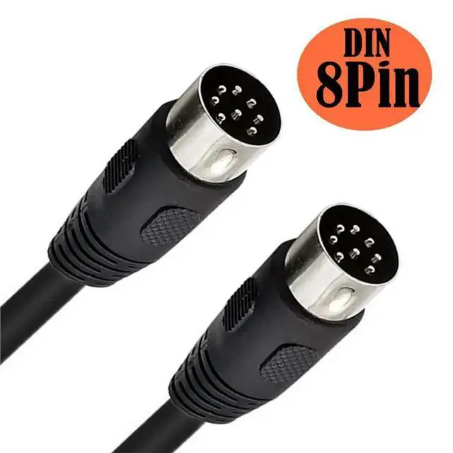 Alt view image 2 of 6 - For B& O For Bang And Olufsen 8 Pin Din Speaker Extension Lead Male To Male Converter Loudspeaker 3 Meter Length