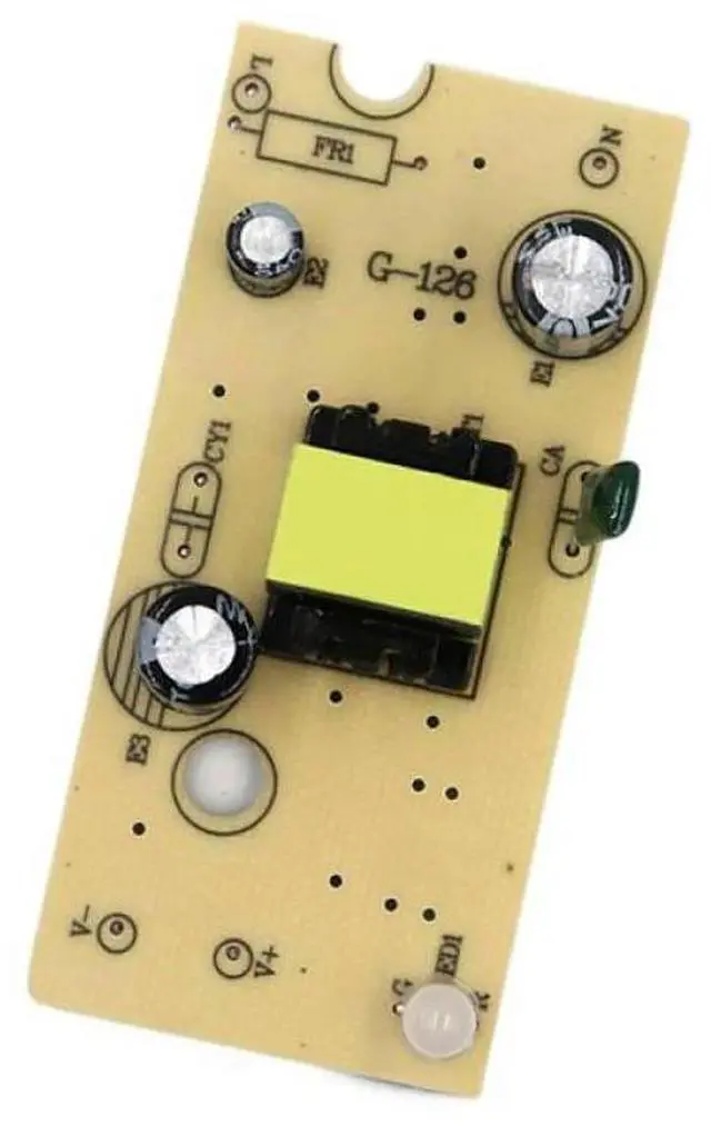 Alt view image 2 of 3 - 12.6V 1A Lithium Charging Bare Board 12.6V 1000mA Power Supply Module with Short-circuit Protection/LED Indicator Light