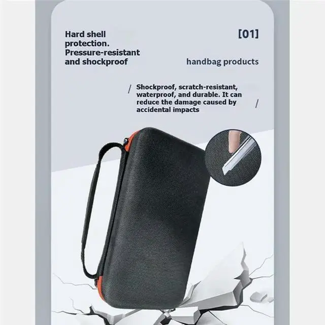 Alt view image 3 of 3 - Protective For Recording Equipment& Accessories Carrying Case For Microphone Audio Bag Box