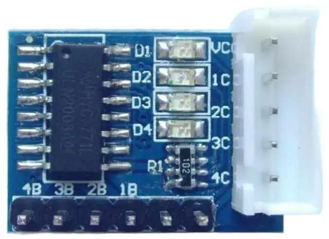 Alt view image 2 of 3 - ULN2003 Mini Stepper Motor Drive Module Motor Drive Board XH-5P Interface Five-wire Four-phase For 28BYJ-48