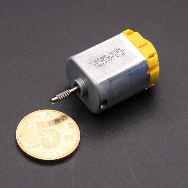 Alt view image 3 of 3 - FP140KD-09490 DC Motor 24V 11600 RPM Low Noise Mini Electric Carbon Brush Motor for Car Door Lock Folding Rear View Mirror