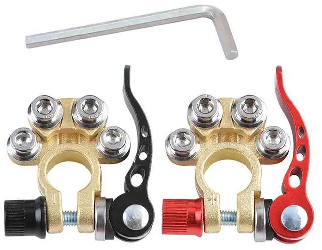 Main image of 1Pair Auto Cables Connectors Wire Cable Shut-Off Connectors Car Terminals Quick Disconnect For Car Auto Accessories