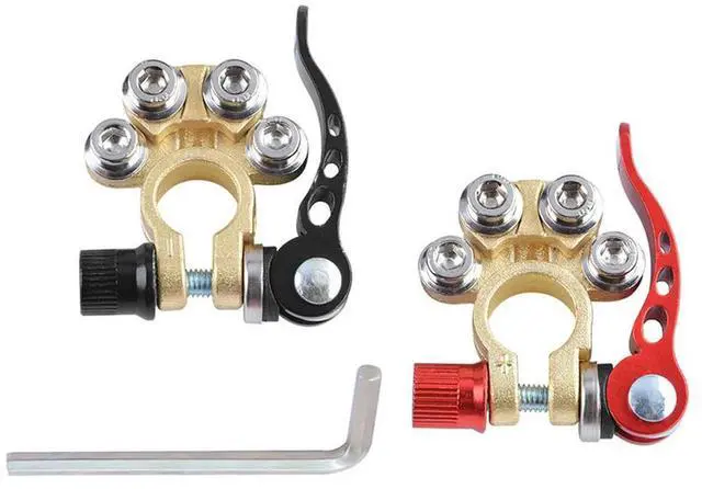Alt view image 2 of 3 - 1Pair Auto Cables Connectors Wire Cable Shut-Off Connectors Car Terminals Quick Disconnect For Car Auto Accessories