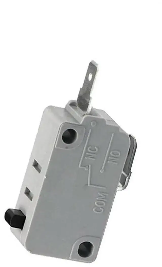 Alt view image 2 of 3 - 2PCS KW3A Micro Switch 125V/250V 16A Normally Open Switch 2 Pin Silver Contact Micro Switch for Microwave Oven Washing Machine