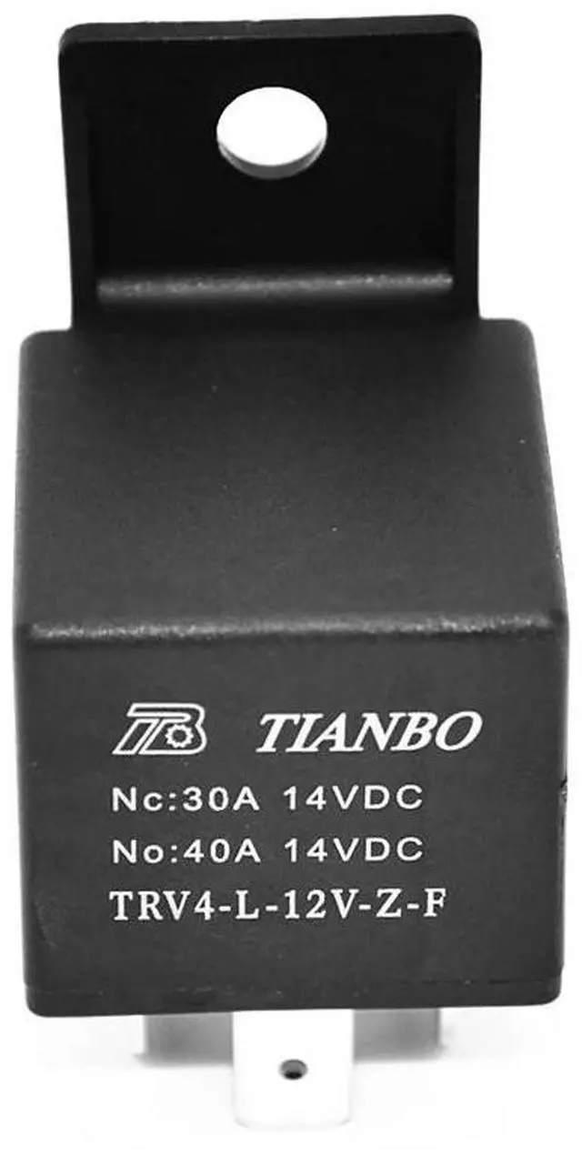 Alt view image 3 of 6 - DC Household Relay Module TRV4-L-12V-Z-F Automotive Relay with Base 40A 14V 1PCS