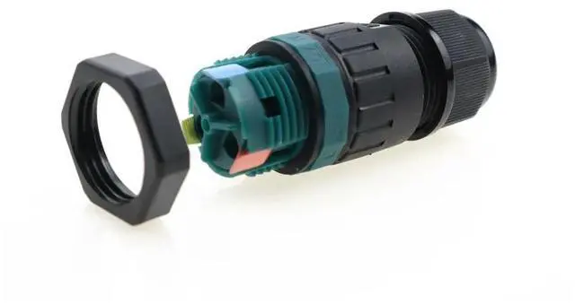 Alt view image 3 of 6 - M20 3 Pin Push Type Wiring Terminal Wire Connector for Electrical Light Junction Box DIY IP68 Waterproof Cable Connector