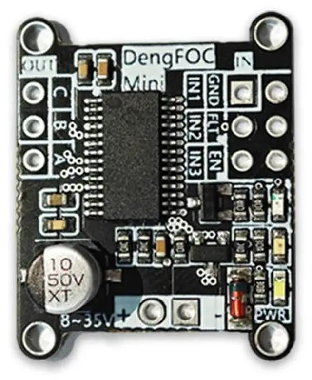 Main image of Deng FOC Mini 8-35V BLDC Motor Drive Board 2.5A DRV83131 Chip Motor Drive Controller PWM Output Pin with Indicator Light
