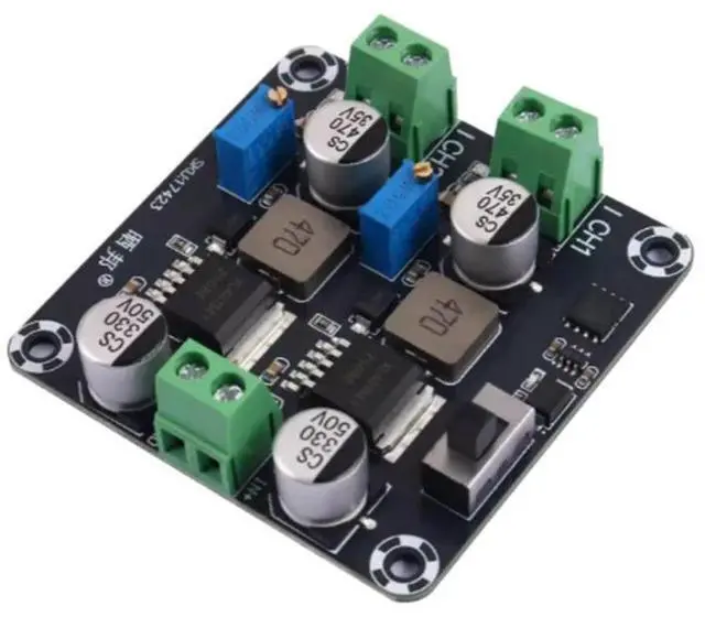 Main image of Power Supply Module Switching Step-Down DC-DC Dual-Channel Adjustable Output 5V/12V 24V 5A Power Board