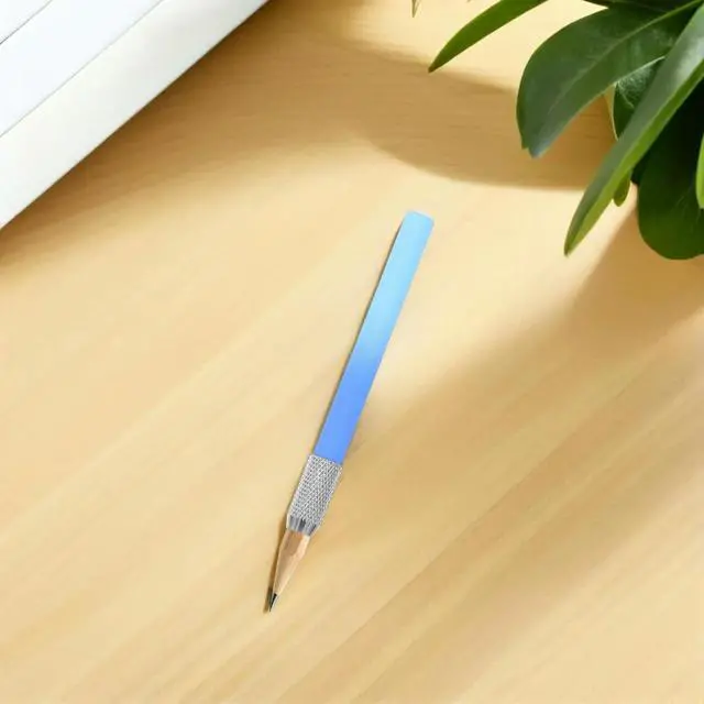 Alt view image 2 of 6 - 4Pcs Universal l Pencil Extender for Colored Pencils Drawing Sketch Art Writing School Office Supplies Pencil Lengthener