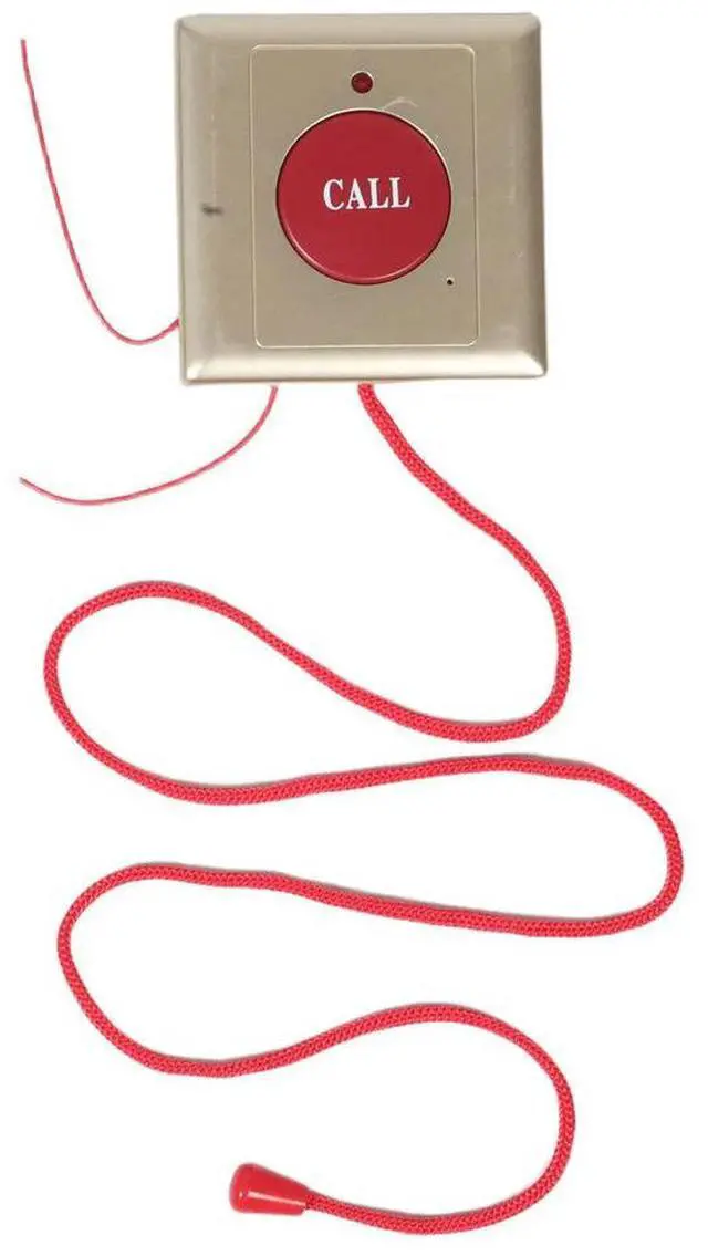 Main image of Emergency Sos Pull Cord Button for Elderly Seniors in Nursing Homes Hospitals Bathrooms Homes Immediate Alert Safety System