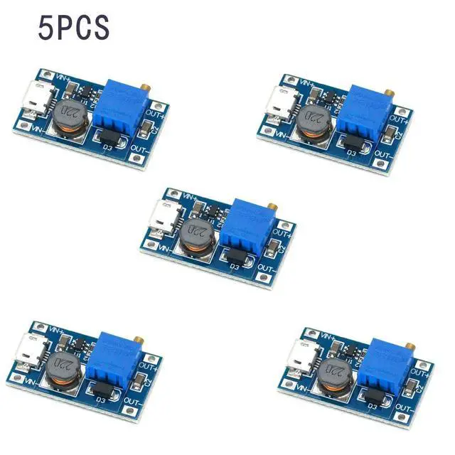 Alt view image 3 of 3 - DC-DC Step Up Converter MT3608 Booster Power Supply Module Boost Step-up Board MAX Output 28V 2A 5PCS