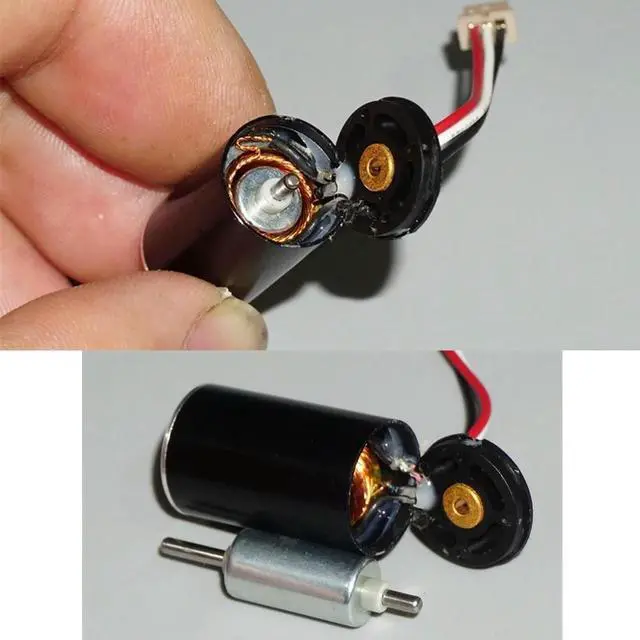 Alt view image 3 of 3 - 3 Phase 1-2S Micro Model Aircraft Brushless Motor Front Ball Bearing High Speed Inner Rotor 6000KV Motor