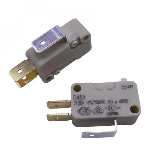 Main image of D48X 3Pin Microswitch 21A High Current 250V AC Water Heater Limit Contact Switch 8A 125V AC Microswitch 1PCS