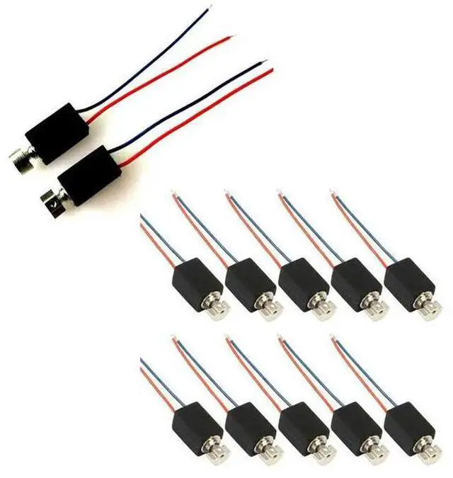 Main image of Mini Micro Vibration Motor 4mmx8mm DC 3V-5V Hollow Cup Coreless Motor Small Micro DC Cylindrical Motor DIY Massager Toy 10PCS