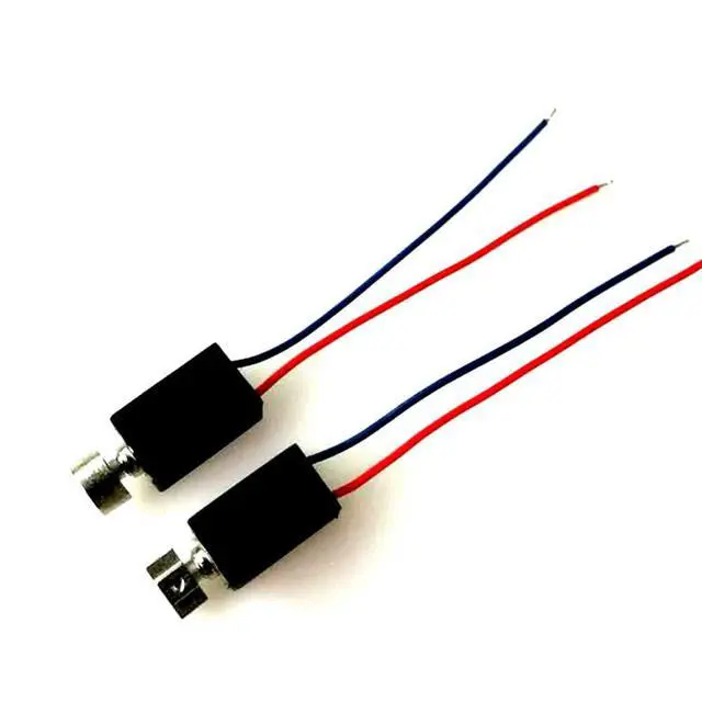Alt view image 2 of 3 - Mini Micro Vibration Motor 4mmx8mm DC 3V-5V Hollow Cup Coreless Motor Small Micro DC Cylindrical Motor DIY Massager Toy 10PCS