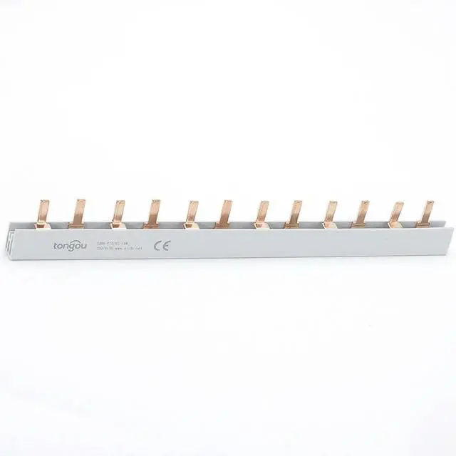Alt view image 2 of 3 - 1P Thick Copper Busbar for Distribution Box Circuit Breaker PIN TYPE MCB Connector Busbar Breaker Combing Terminals