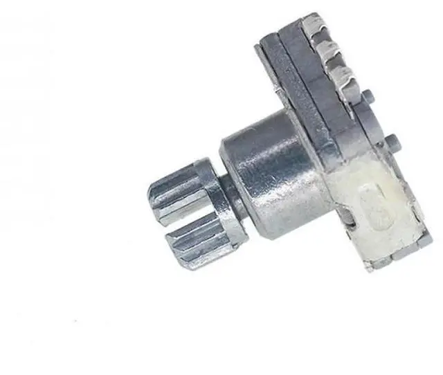 Alt view image 3 of 3 - 5PCS EC11 Patch Rotary Encoder 10MM Handle Long Plum Blossom Handle Rotary Encoder Digital Potentiometer 5-pin with Switch