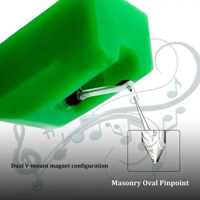 Main image of Replacement Stylus For Audio Technica AT95E ATN95E AT93 AT3400 AT3450 LP Phonograph Turntable Accessories