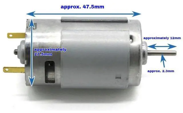 Main image of 5500-12000RPM Motor 395 DC6-12V DIY Self-made Toy Car and Ship Model DC Motor High-torque Model Motor 1PCS